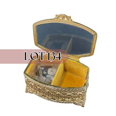 -134- COLLECTIBLE | Jewelry Casket & Music Box