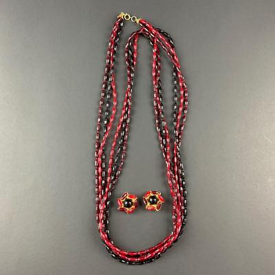 -139- COSTUME JEWELRY | Beaded Necklace & Earrings Sets