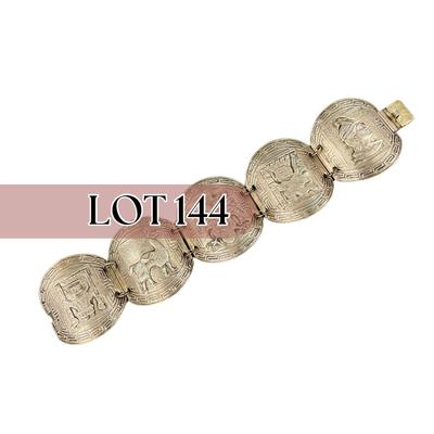 -144- SILVER | Vintage Mexico 925 Bracelet | Marked
