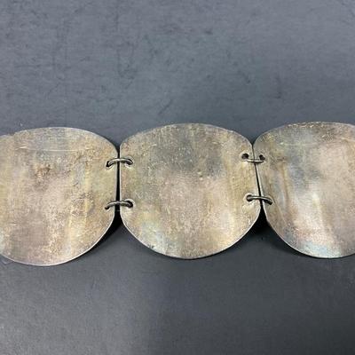 -144- SILVER | Vintage Mexico 925 Bracelet | Marked