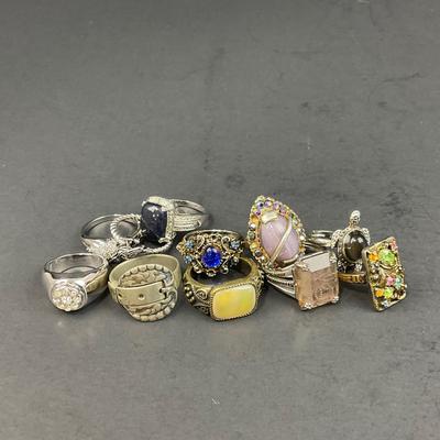 -148- COSTUME JEWELRY | Assorted Miscellaneous Rings