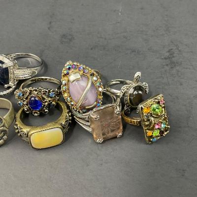 -148- COSTUME JEWELRY | Assorted Miscellaneous Rings