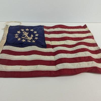 Vintage NYL - GLO Yacht Ensign Flag
