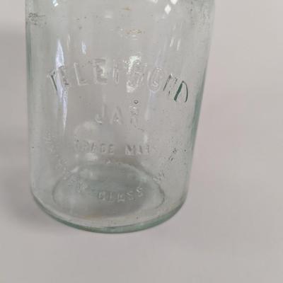 Canning Jar Bail Wire Closure Embossed "Telephone"