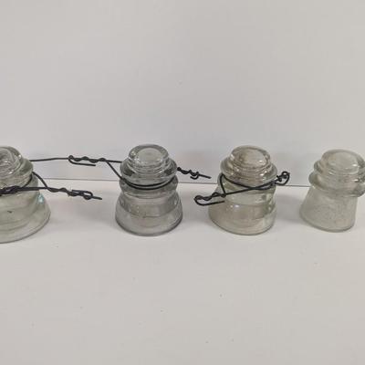 Vintage Insulators Hemingray 45 - Whithall Tatum No. 1 - Armstrong No. 2