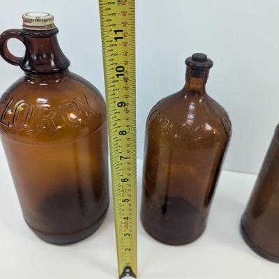 Vintage Clorox Bottles