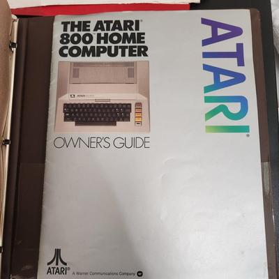 Large Lot Atari Computer Manuals Booklets 400/800