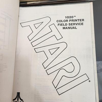 Large Lot Atari Computer Manuals Booklets 400/800