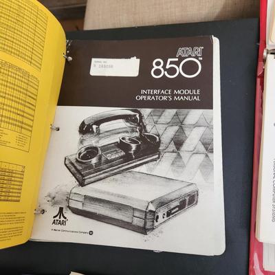 Large Lot Atari Computer Manuals Booklets 400/800