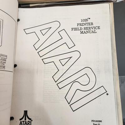 Large Lot Atari Computer Manuals Booklets 400/800