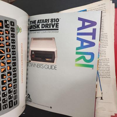 Large Lot Atari Computer Manuals Booklets 400/800