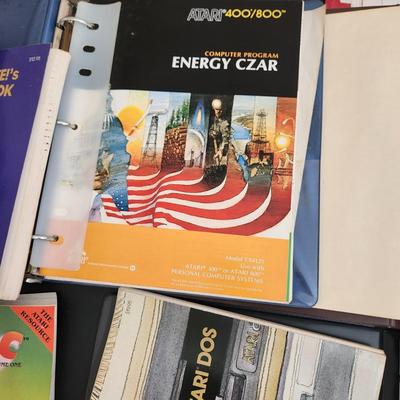 Large Lot Atari Computer Manuals Booklets 400/800