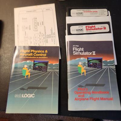 Atari Flight Simulator II W Cassettes 1980
