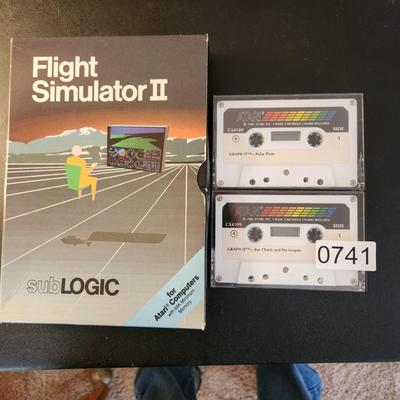 Atari Flight Simulator II W Cassettes 1980