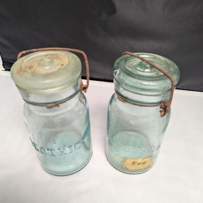Antique Leotric Canning Jars