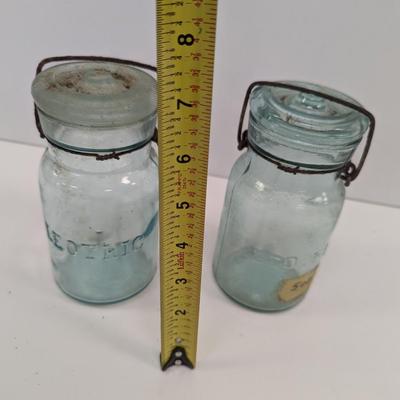Antique Leotric Canning Jars