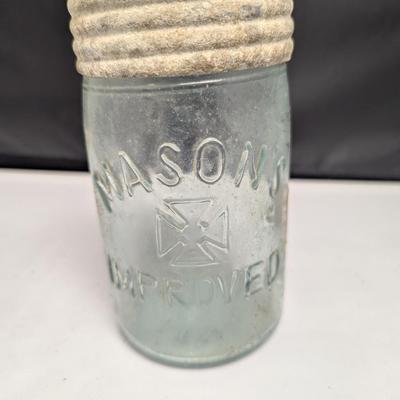 Vintage Masons Improved Canning Jar