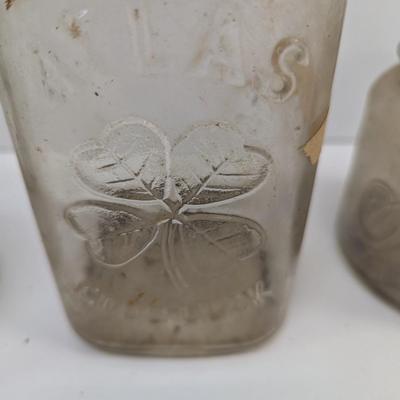 Vintage Canning Jars - ACME - Presto - Schram Canning Jar Mason Automatic Sealer