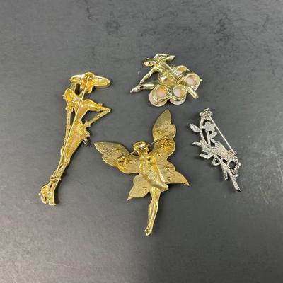 -158- PINS | Assorted Fancy Lady Brooches