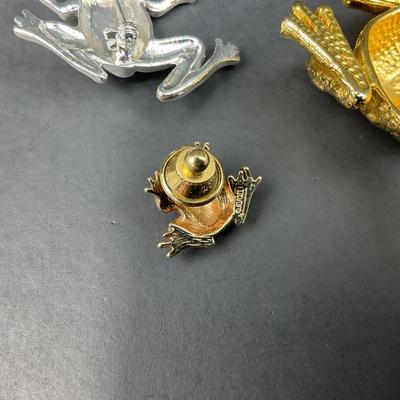 -162- PINS | Assorted Frog Brooches
