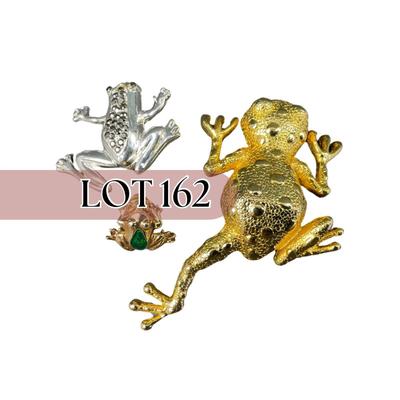 -162- PINS | Assorted Frog Brooches
