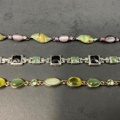 -167- COSTUME JEWELRY | Assorted Colored Bracelets