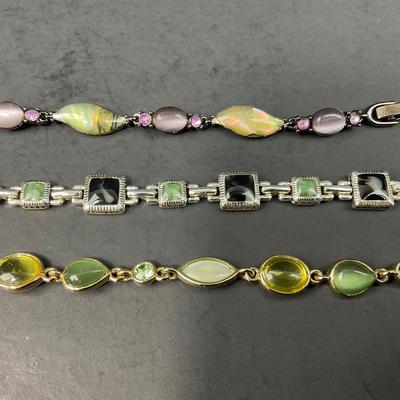 -167- COSTUME JEWELRY | Assorted Colored Bracelets