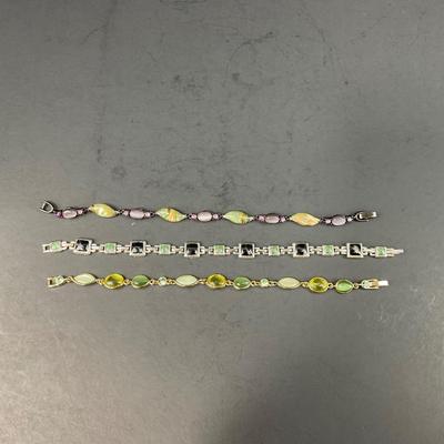 -167- COSTUME JEWELRY | Assorted Colored Bracelets