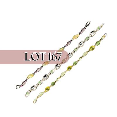 -167- COSTUME JEWELRY | Assorted Colored Bracelets