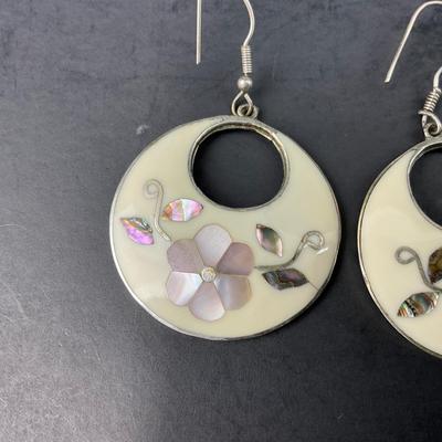 -168- JEWELRY | Alpaca Mexico Vintage Earrings