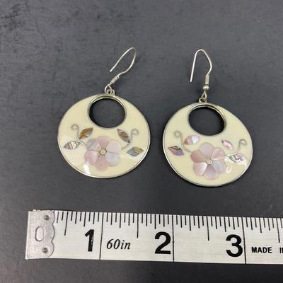 -168- JEWELRY | Alpaca Mexico Vintage Earrings