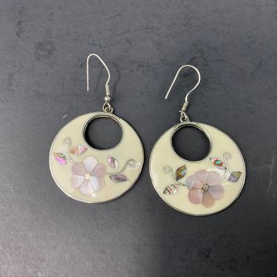 -168- JEWELRY | Alpaca Mexico Vintage Earrings