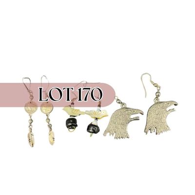 -170- COSTUME JEWELRY | Assorted Miscellaneous Earrings