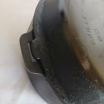 Immaculate Griswold Hinged Double Skillet 80 Top 1103 And Bottom 1102 Erie PA Cast Iron
