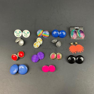 -173- COSTUME JEWELRY | Assorted Miscellaneous Earrings