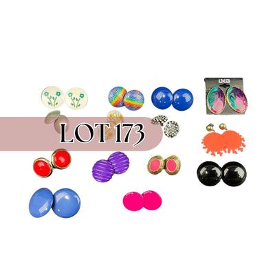 -173- COSTUME JEWELRY | Assorted Miscellaneous Earrings