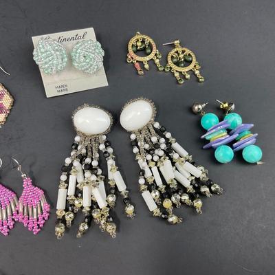 -175- COSTUME JEWELRY | Assorted Miscellaneous Earrings