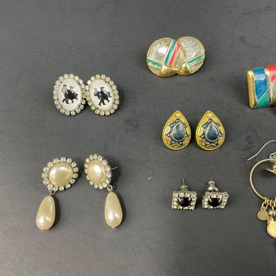 -176- COSTUME JEWELRY | Assorted Miscellaneous Earrings