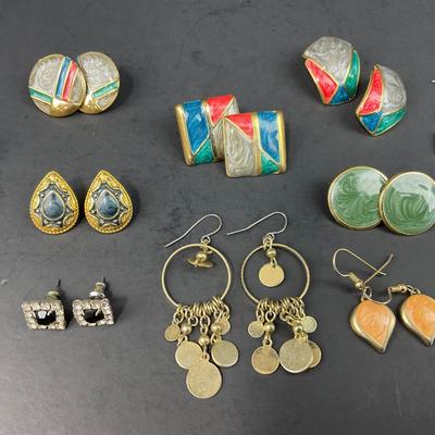 -176- COSTUME JEWELRY | Assorted Miscellaneous Earrings