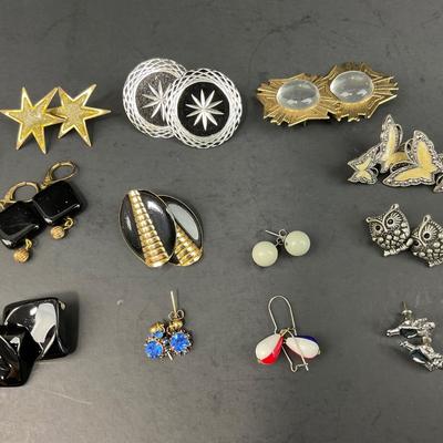 -178- COSTUME JEWELRY | Assorted Miscellaneous Earrings