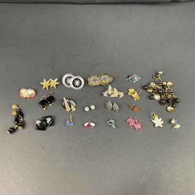 -178- COSTUME JEWELRY | Assorted Miscellaneous Earrings