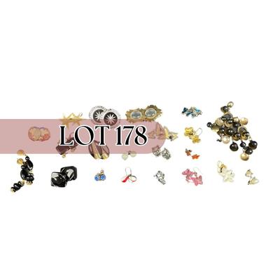 -178- COSTUME JEWELRY | Assorted Miscellaneous Earrings