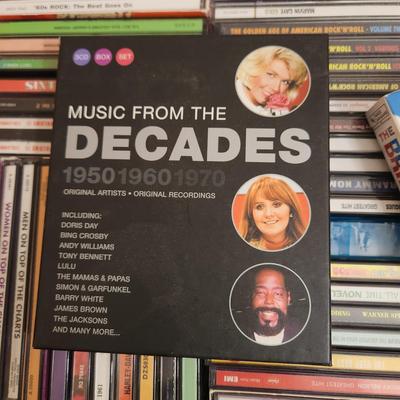 large lot of Music CDs Billboard Top Hits by Year 60s 70s 80s Decade