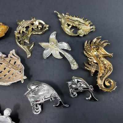 -182- PINS | Assorted Creature Brooches | Gerry & Trifari