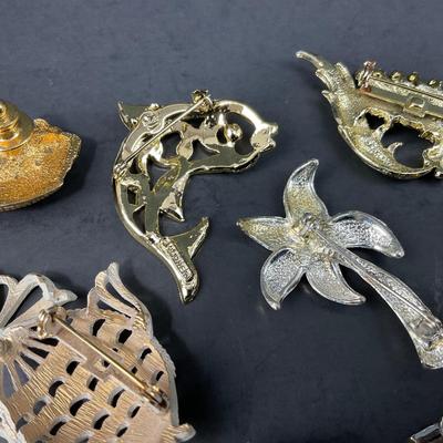 -182- PINS | Assorted Creature Brooches | Gerry & Trifari