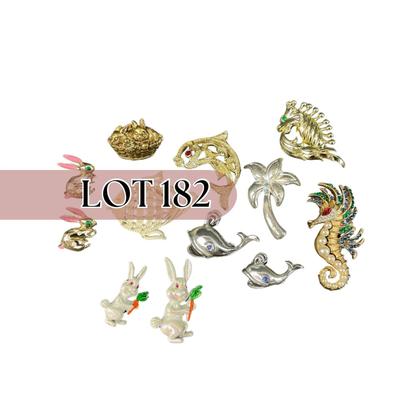 -182- PINS | Assorted Creature Brooches | Gerry & Trifari