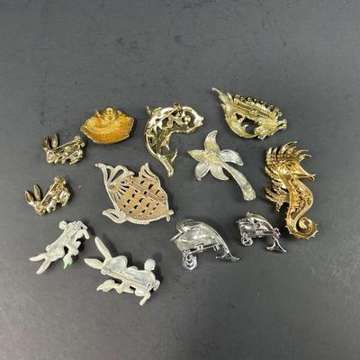 -182- PINS | Assorted Creature Brooches | Gerry & Trifari