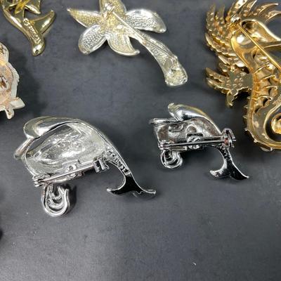 -182- PINS | Assorted Creature Brooches | Gerry & Trifari