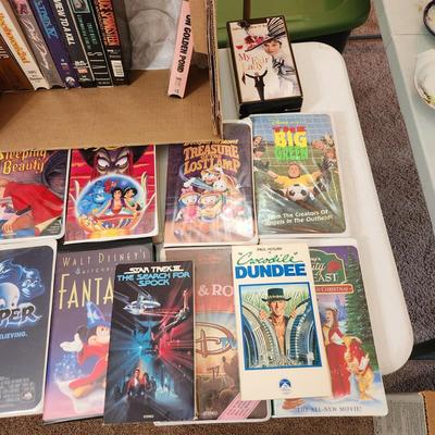 Large Lot of Vintage VHS Tapes