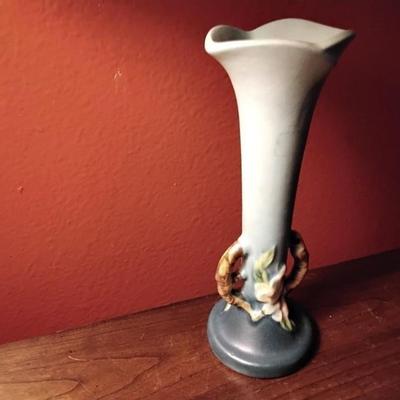 Roseville Apple Blossom Bud Vase #379-7